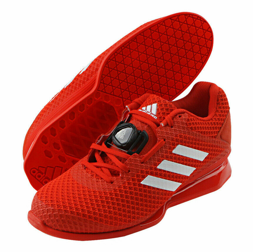 Adidas Leistung 16 2.0 Men's Weightlifting Shoes CrossFit Powerlift Red | eBay